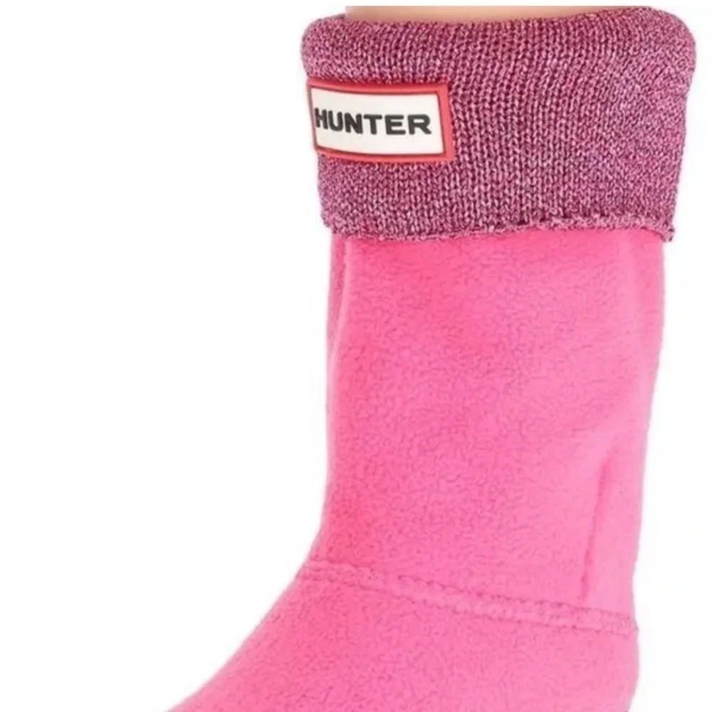 Hunter Kid Original Print Boot Socks Pink Pink Gray